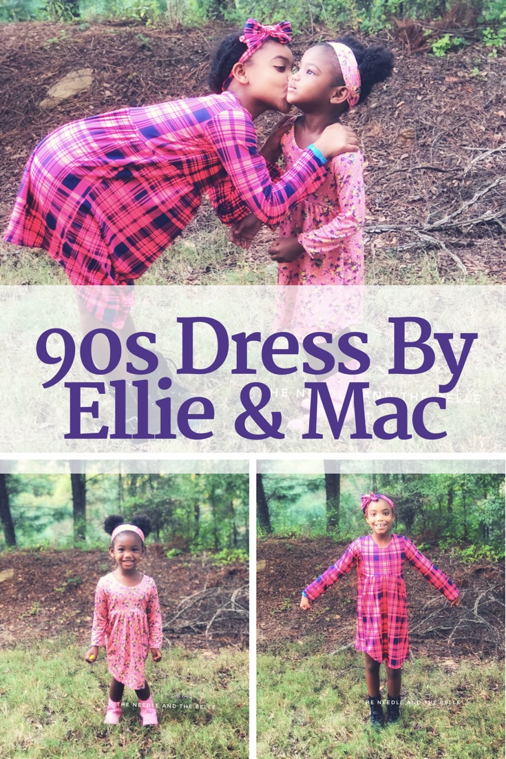 Ready? Set? Sew! Sewing with lining made me nervous until I tried the new girls 90s Dress by Ellie & Mac. It earned 5 needles from me so see why here.
