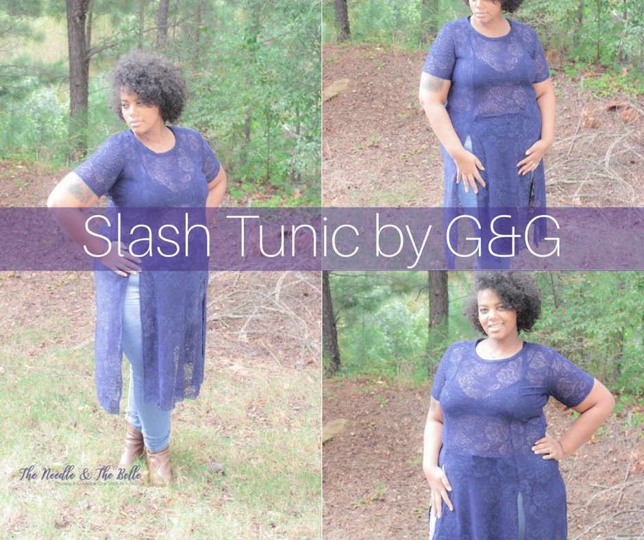 Ready to feel incredibly sexy? The Slash Tunic by George & Ginger will have you feeling like a fashion goddess with this amazing pattern!