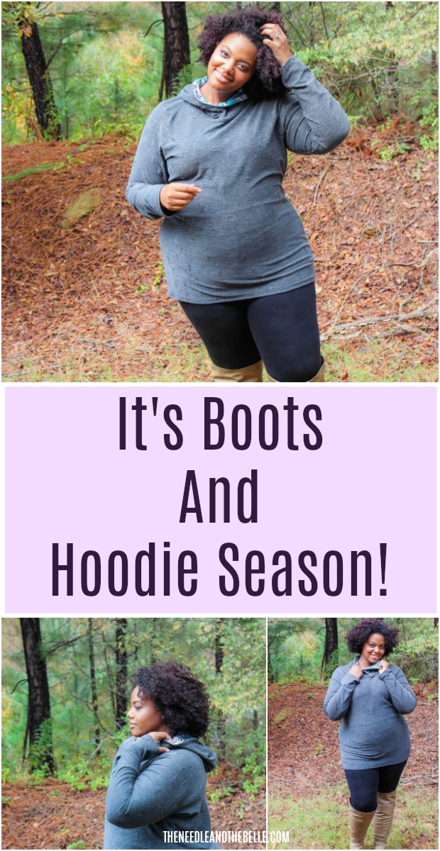 It's boots & hoodie season! I couldn't be more excited now that I have the perfect hoodie pattern to go with the season! Check out deets here. 