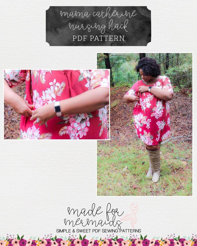 I was so excited to test this fall staple by Made for Mermaids. Their new pattern is the Catherine Dress, Top, and Tunic. We love it!