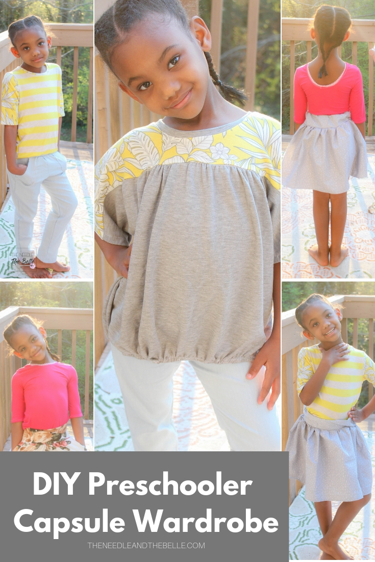 DIY Preschool Girl Capsule Wardrobe