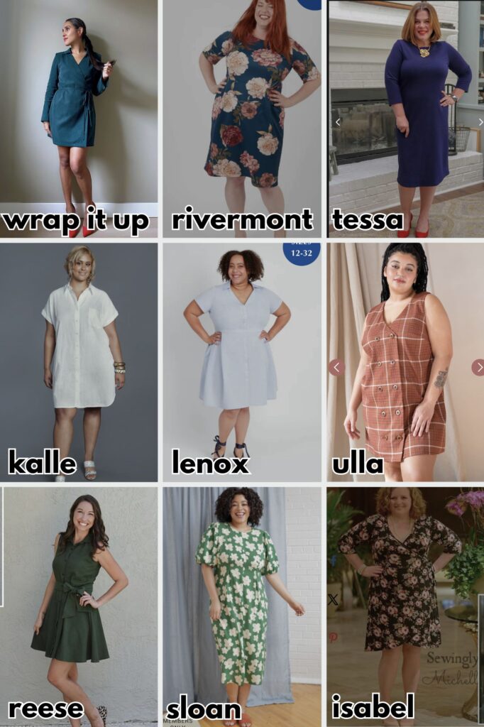 Going back to work in an office a thing so here are plus-size indie sewing patterns that can be used for a beautiful in office work wardrobe. 
